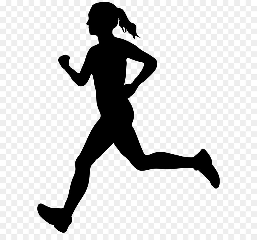 Running Silhouette - Running Woman Silhouette PNG Clip Art Image png download - 6327*8000 - Free Transparent Running png Download.