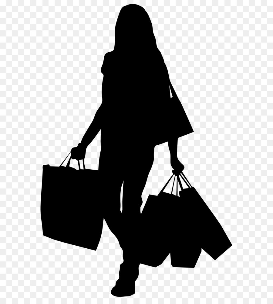 Shopping bag Clip art - Female Silhouette with Shopping Bags PNG Clip Art Image png download - 5276*8000 - Free Transparent Shopping png Download.