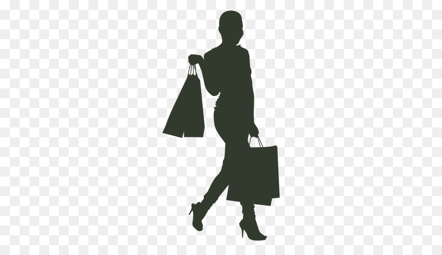 Silhouette Shopping Woman - Silhouette png download - 512*512 - Free Transparent Silhouette png Download.