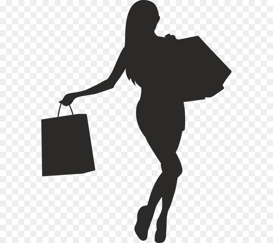 Silhouette Bag Shopping - Silhouette png download - 800*800 - Free Transparent Silhouette png Download.