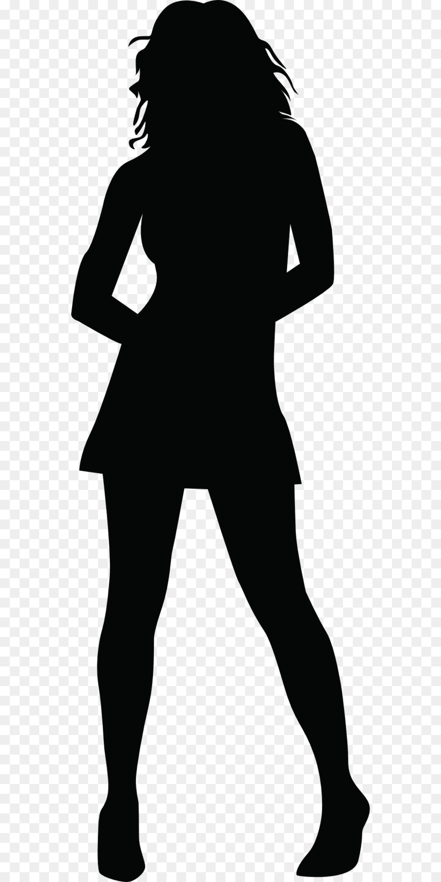 Silhouette Woman Clip art - woman silhouette png download - 960*1920