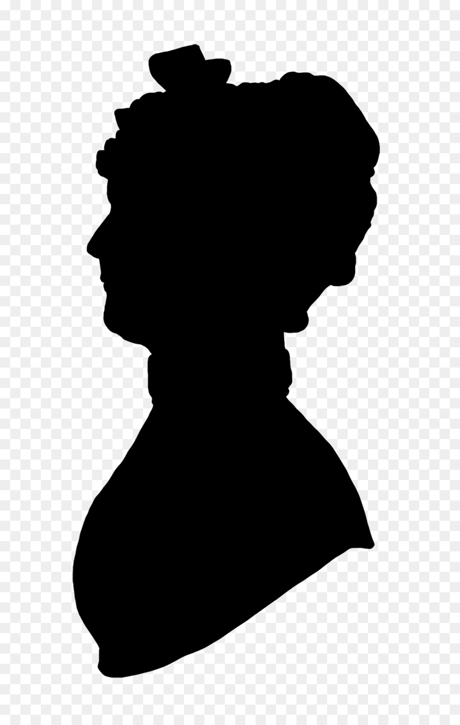 Victorian era Woman with a Hat Silhouette Female - silhouettes png download - 945*1471 - Free Transparent Victorian Era png Download.