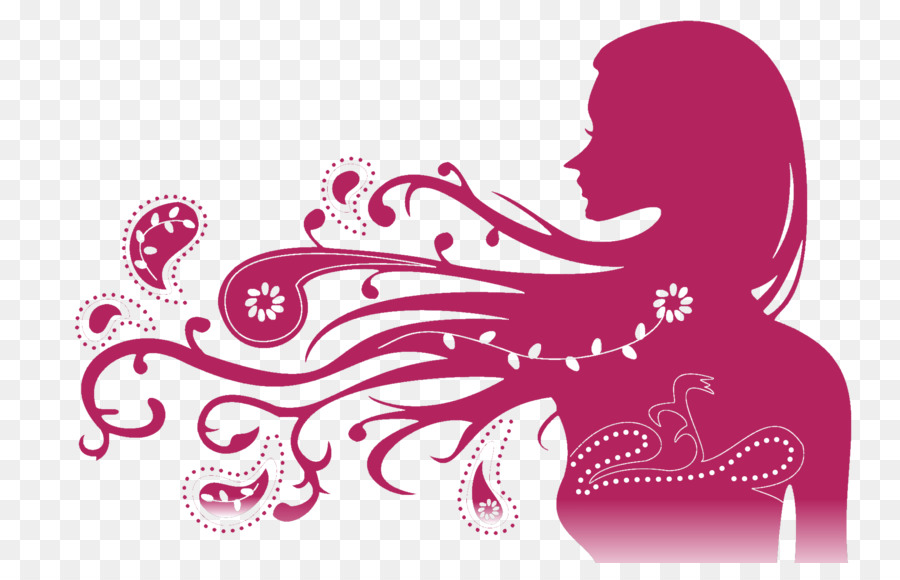 Female Silhouette Woman - Pink Women Silhouettes png download - 1920*1200 - Free Transparent  png Download.
