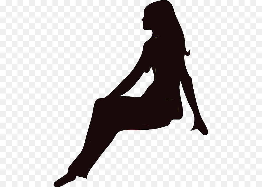Woman Silhouette Clip art - Woman sleep png download - 531*640 - Free Transparent  png Download.