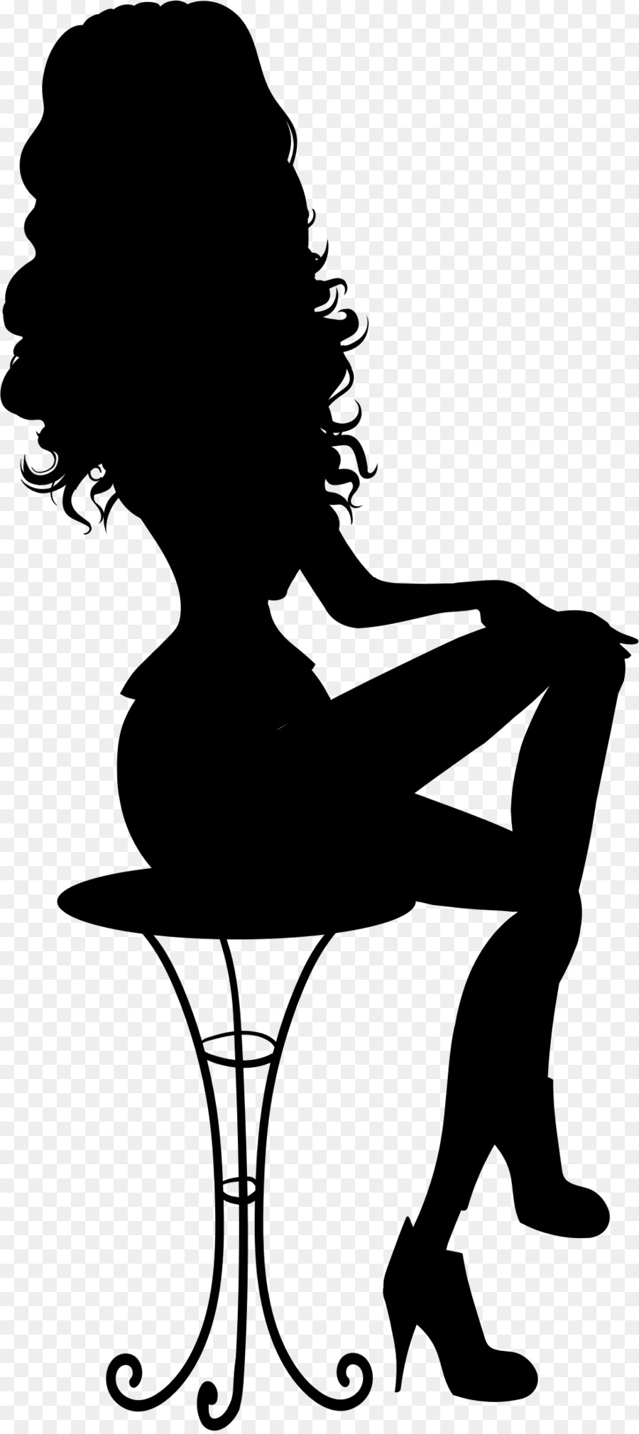 Woman Silhouette Sitting Clip art - woman silhouette png download - 986*2209 - Free Transparent Woman png Download.