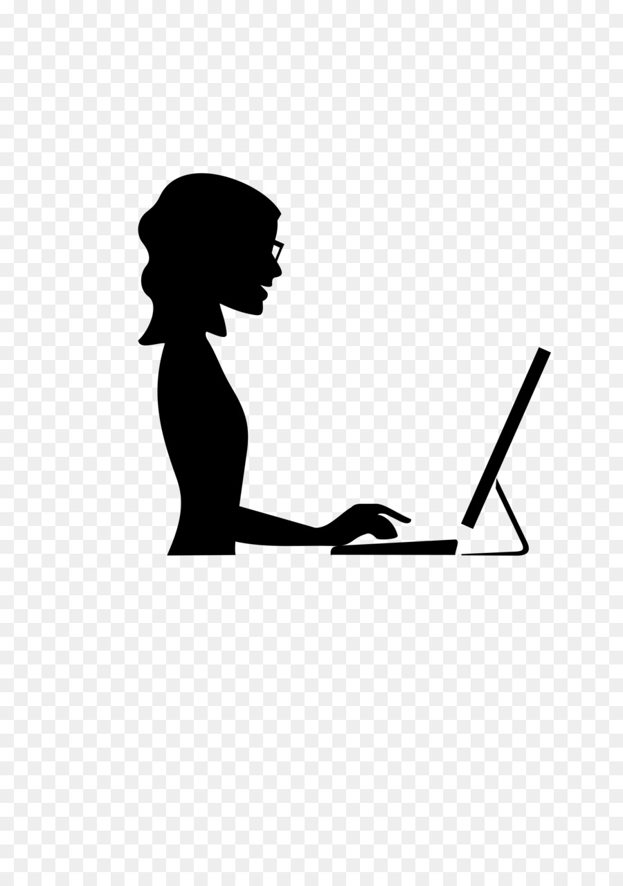 Silhouette Woman Clip art - computer vector png download - 1697*2400 - Free Transparent Silhouette png Download.