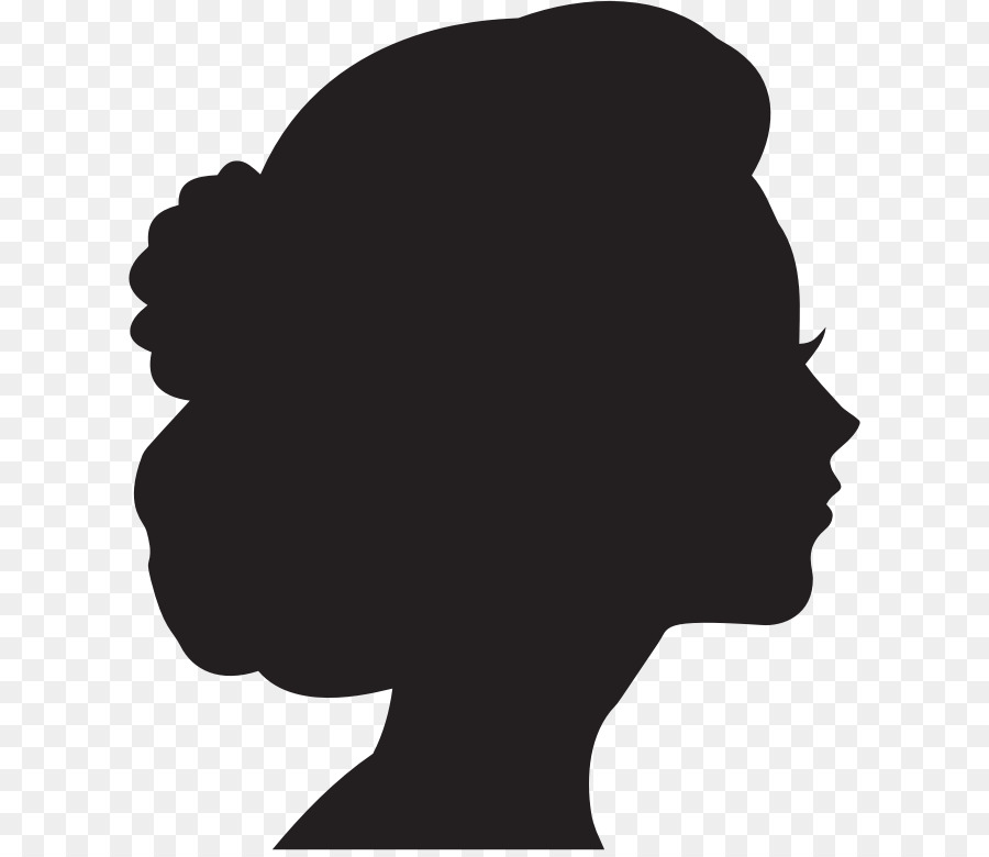 Woman Silhouette Female Clip art - side profile png download - 666*774 - Free Transparent Woman png Download.