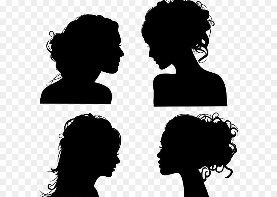 Free Women Face Silhouette, Download Free Women Face Silhouette png