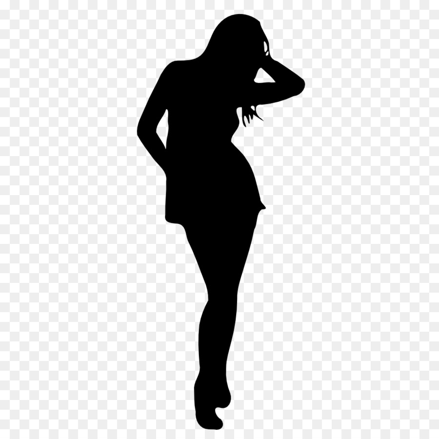 Silhouette Woman Clip art - line woman png download - 1000*1000 - Free Transparent Silhouette png Download.