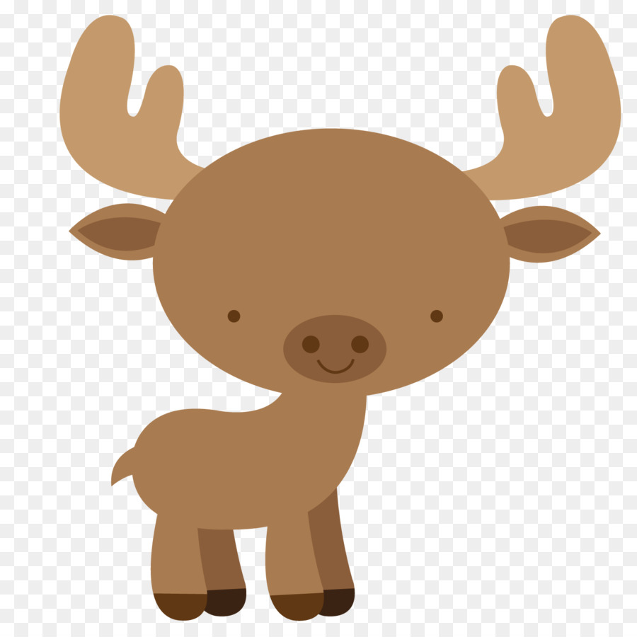 Moose Deer Elk Clip art - woodland png download - 1500*1500 - Free Transparent Moose png Download.