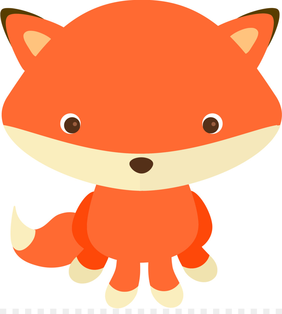 Woodland and Forest Animals Fox Clip art - Shy Fox Cliparts png download - 2198*2400 - Free Transparent Woodland And Forest Animals png Download.