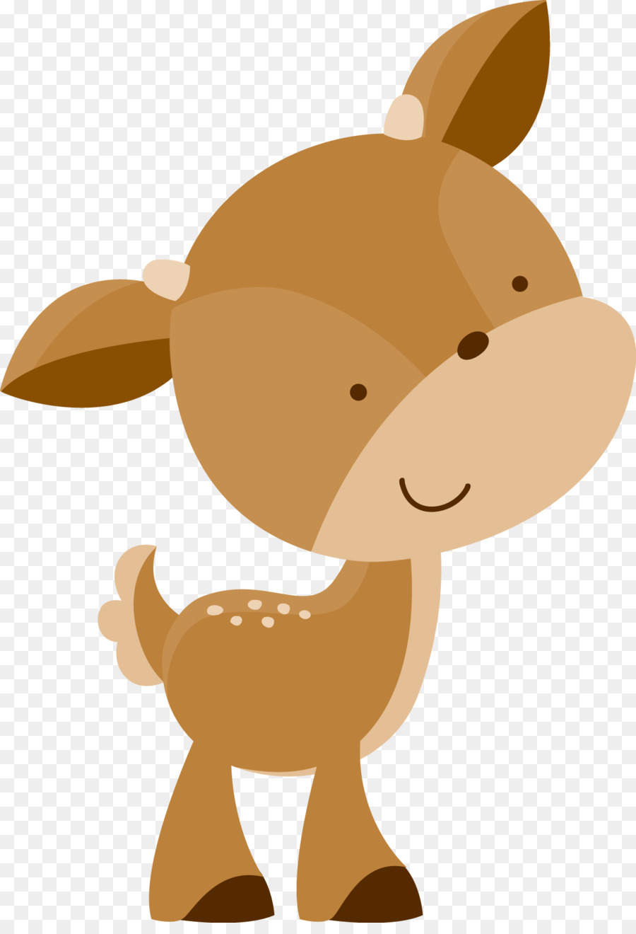 White-tailed deer Cuteness Clip art - woodland png download - 1261*1827 - Free Transparent Deer png Download.