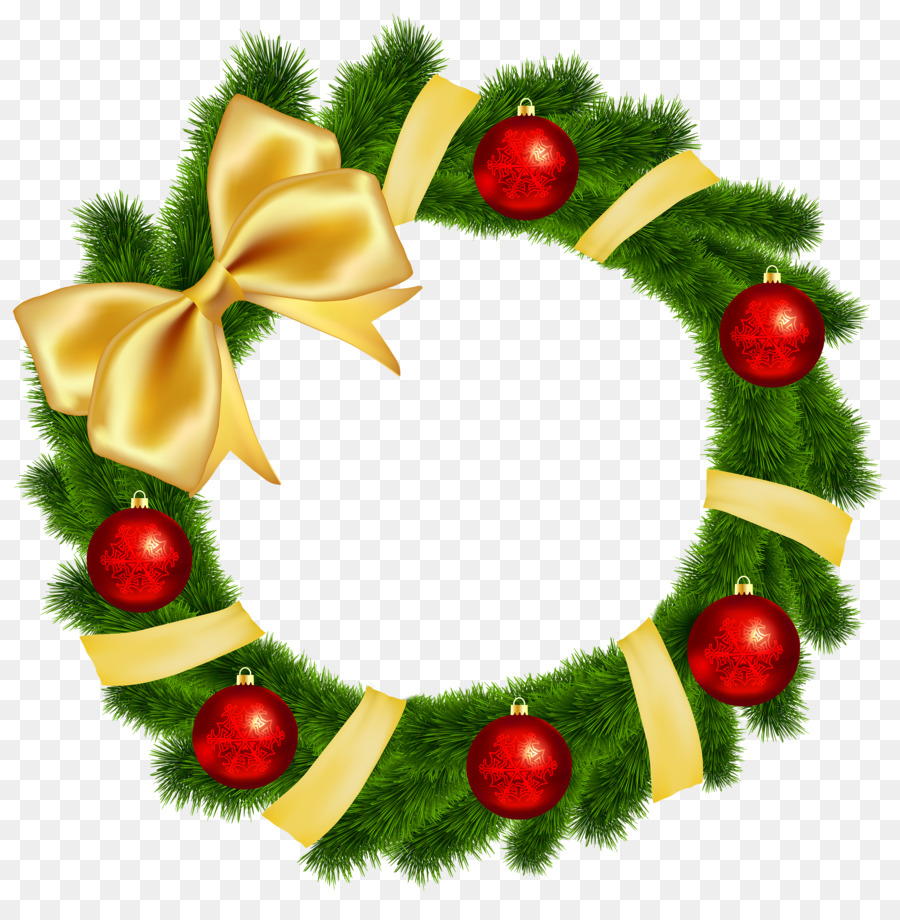 Christmas Wreath Free content Clip art - Christmas Wreath Cliparts png download - 3000*3014 - Free Transparent Christmas  png Download.