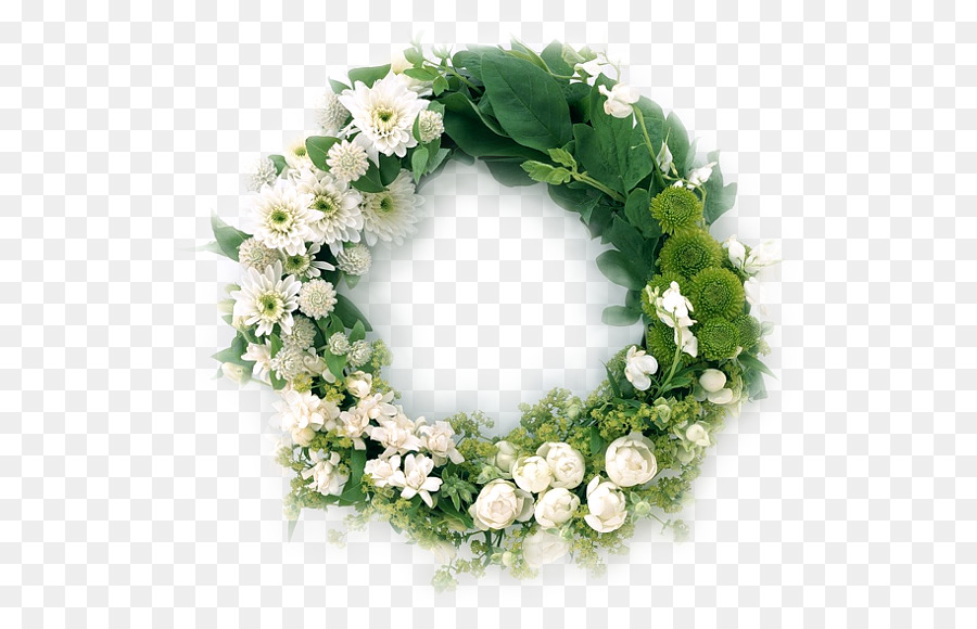 Advent wreath Funeral Flower Garland - funeral png download - 590*561 - Free Transparent Wreath png Download.