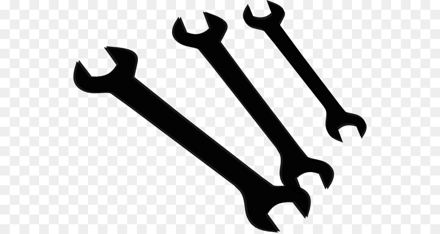Pipe wrench Adjustable spanner Clip art - Wrench Silhouette Cliparts png download - 600*477 - Free Transparent Wrench png Download.