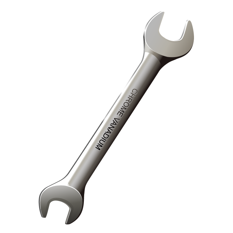 Wrench Tool Adjustable spanner - Silver wrench png download - 800*800