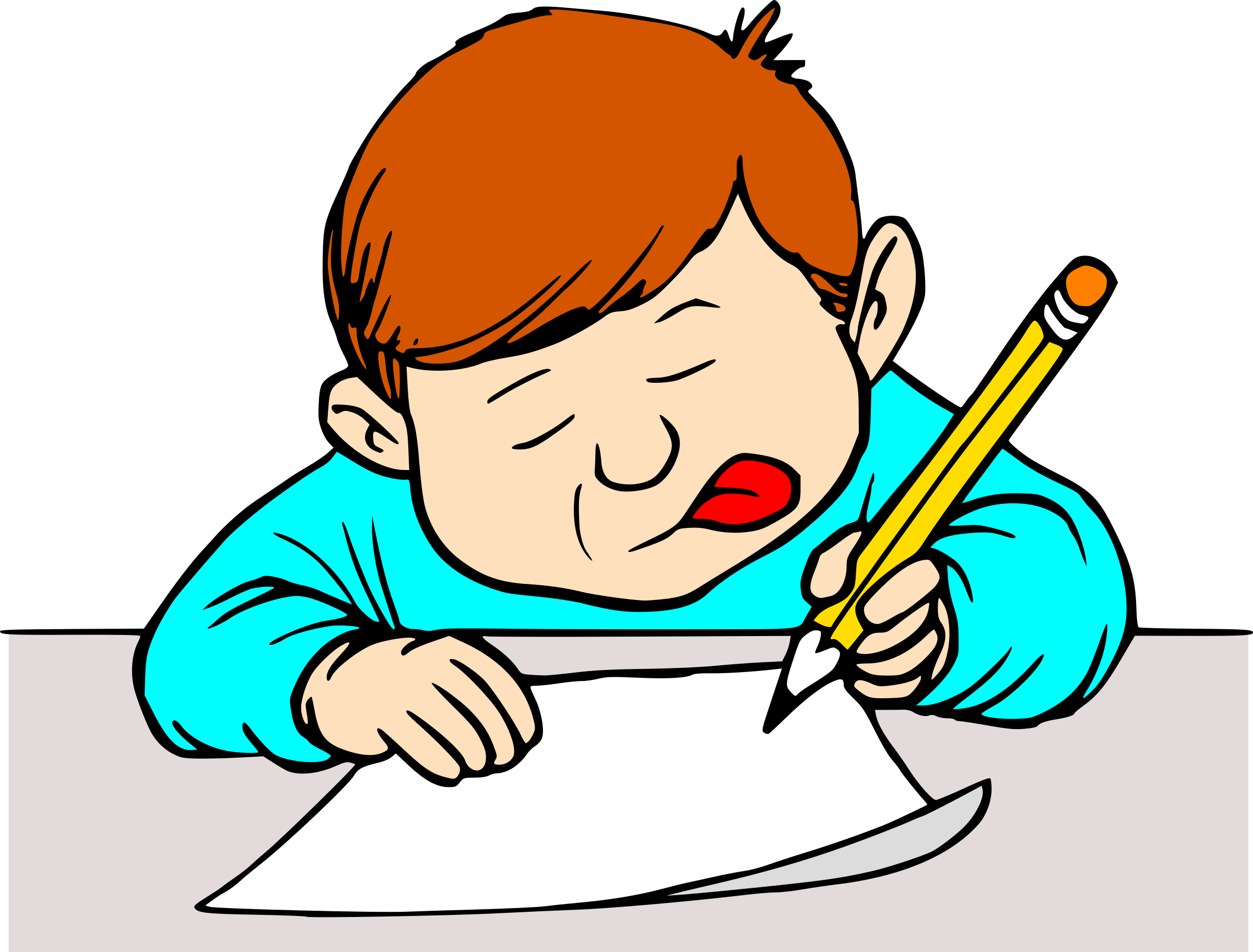 Writing Lettering Clip art - pecil school back png download - 2400*1823