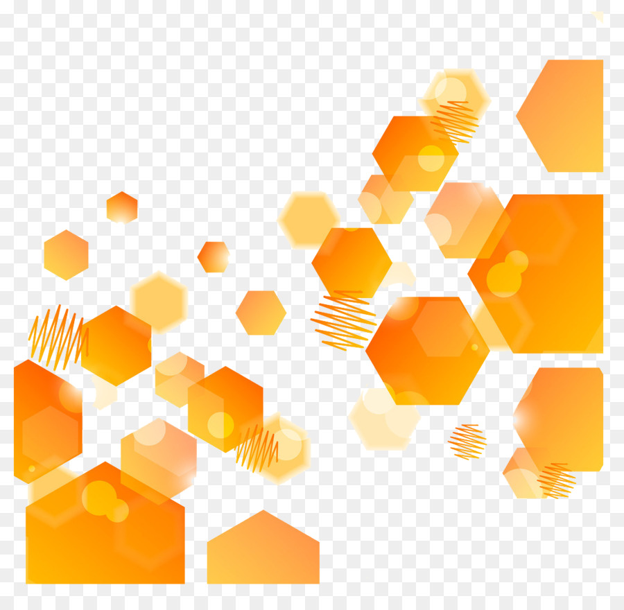 Abstract art Orange Hexagon - Orange translucent pattern transparent background background material png download - 1084*1053 - Free Transparent Abstract Art png Download.