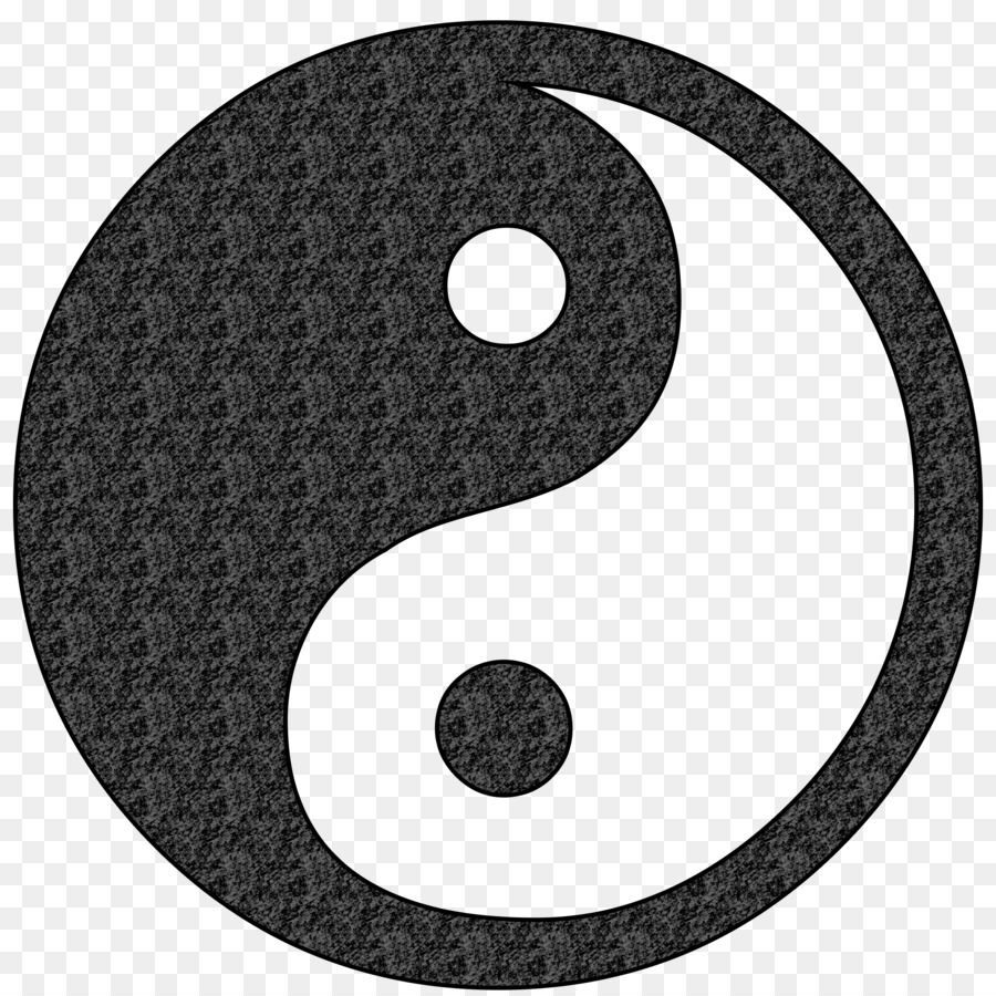 Yin and yang Taoism Symbol Taijitu Chinese philosophy - yin yang png