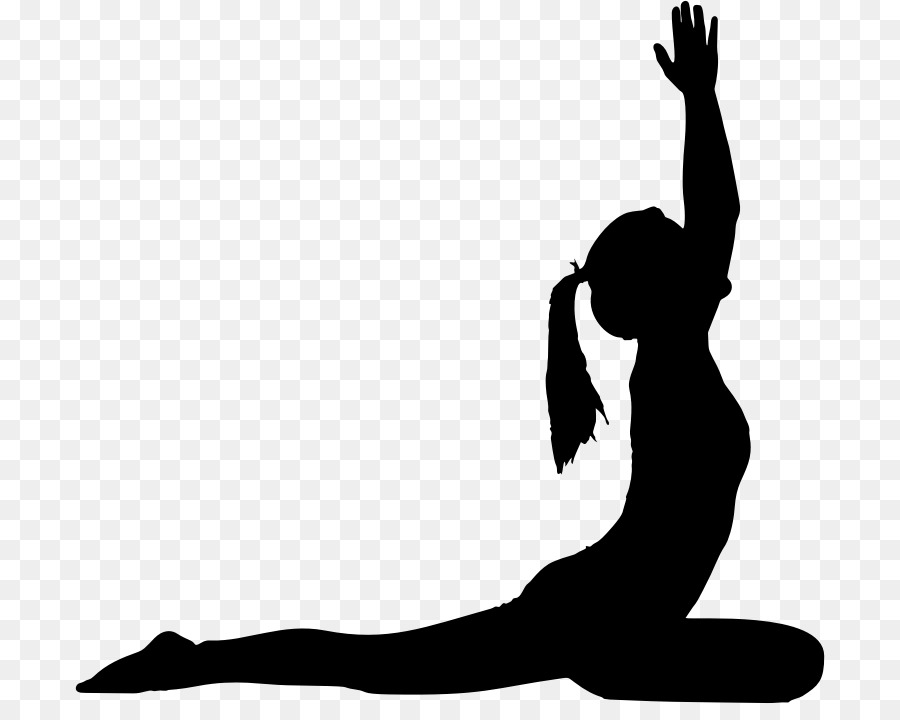 Yoga Silhouette Clip art - exercise png download - 750*704 - Free Transparent Yoga png Download.