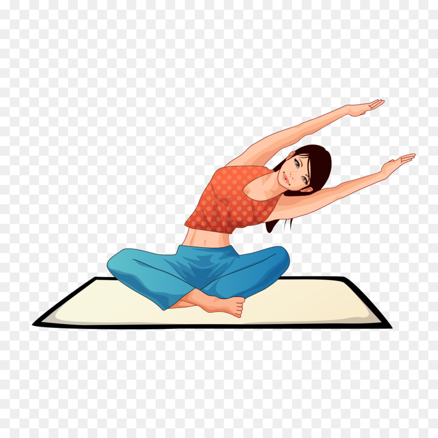 Yoga Illustration - Yoga demonstration png download - 1181*1181 - Free Transparent Yoga png Download.