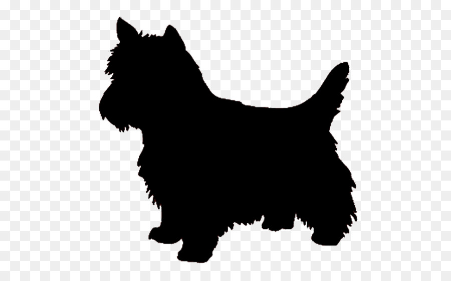 West Highland White Terrier Yorkshire Terrier Airedale Terrier Cairn Terrier - Silhouette png download - 600*556 - Free Transparent West Highland White Terrier png Download.