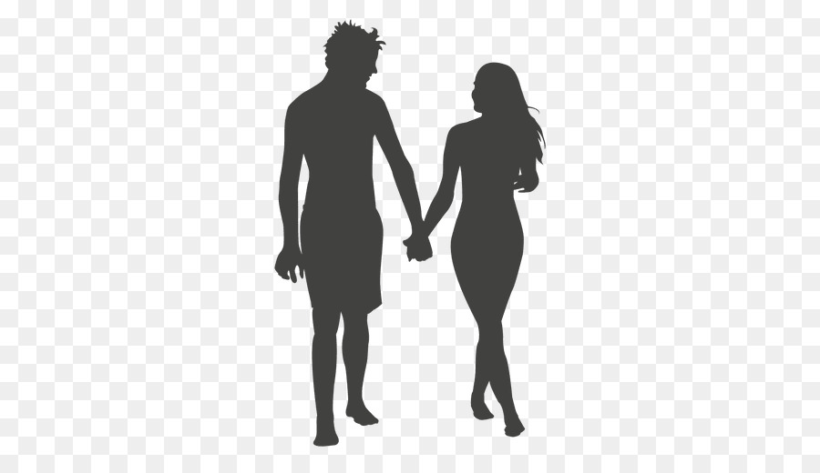 Silhouette couple - young png download - 512*512 - Free Transparent  png Download.