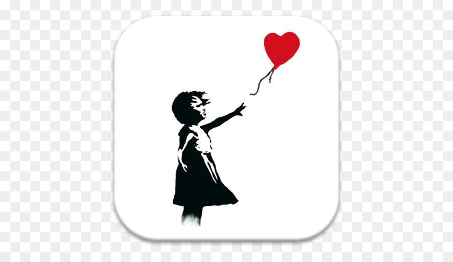 Balloon Girl Love Is in the Bin Artist Painting - painting png download - 512*512 - Free Transparent Balloon Girl png Download.