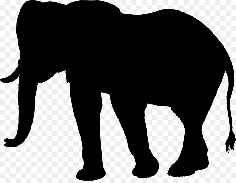 African elephant Elephantidae Silhouette Clip art - Silhouette png download - 2400*1849 - Free Transparent African Elephant png Download.