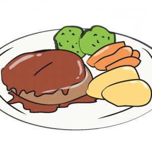 Top Fancy Steak Dinner Clip Art Graphic 