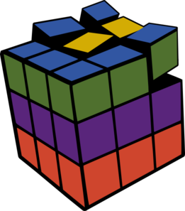 Rubiks Cube 3d Colored Clip Art at Clker 