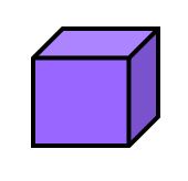 Clipart cube shape 