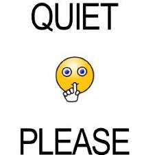 Free Be Quiet Clipart 