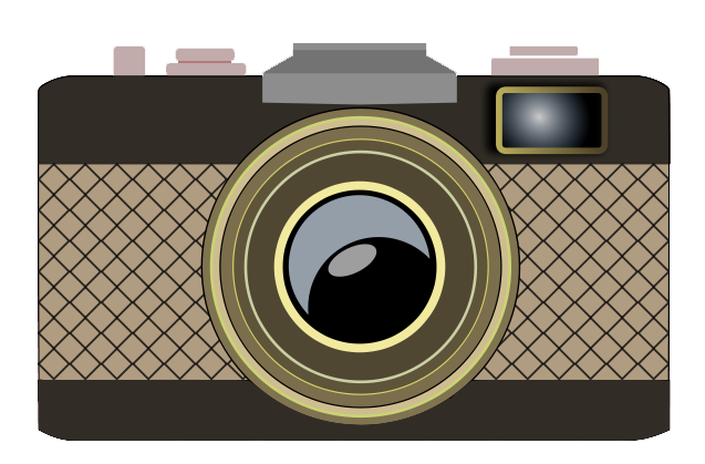 6x9cm camera clipart