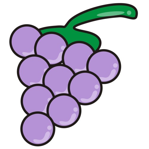 Grapes clipart black and white free clipart image 