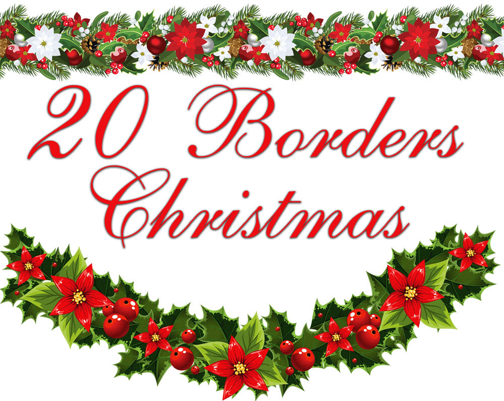 free clipart christmas border