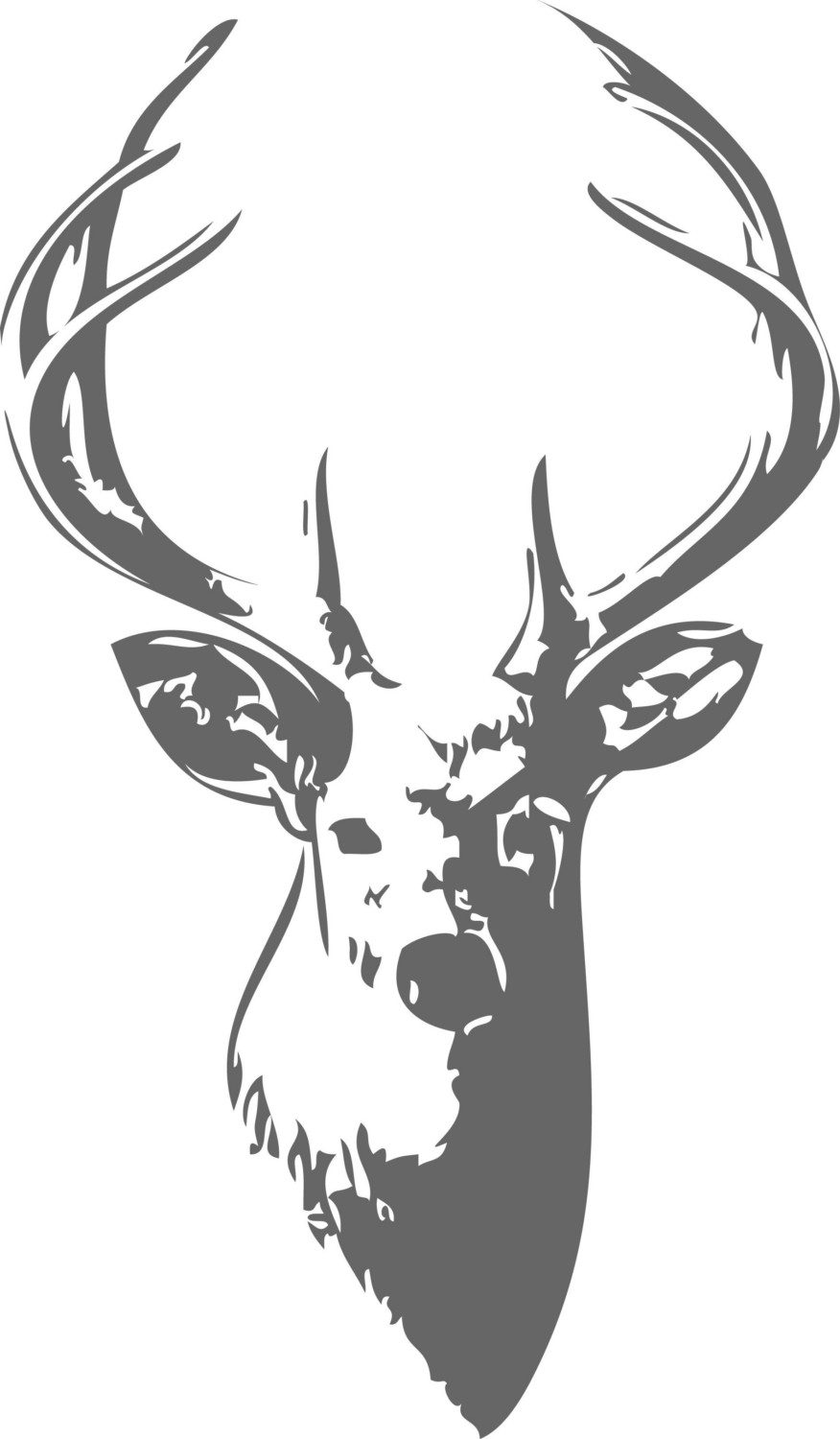 Printable Deer Head Silhouette Read iesanfelipe edu pe
