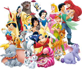 Disney movie characters clipart 