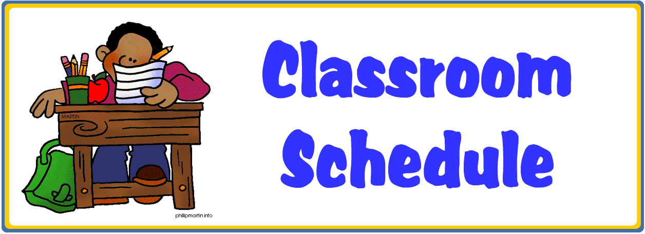 kindergarten schedule clipart - photo #29