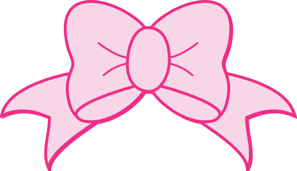 Pink Glitter Bow Clipart