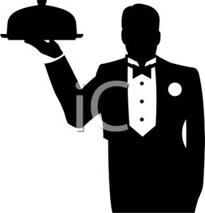 Waiter Tray Clipart 