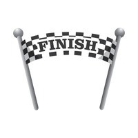 Banner Banners Finish Finishing Line Lines Race Races Checkered 