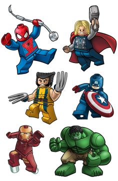 Lego Marvel Super Heroes Clipart 