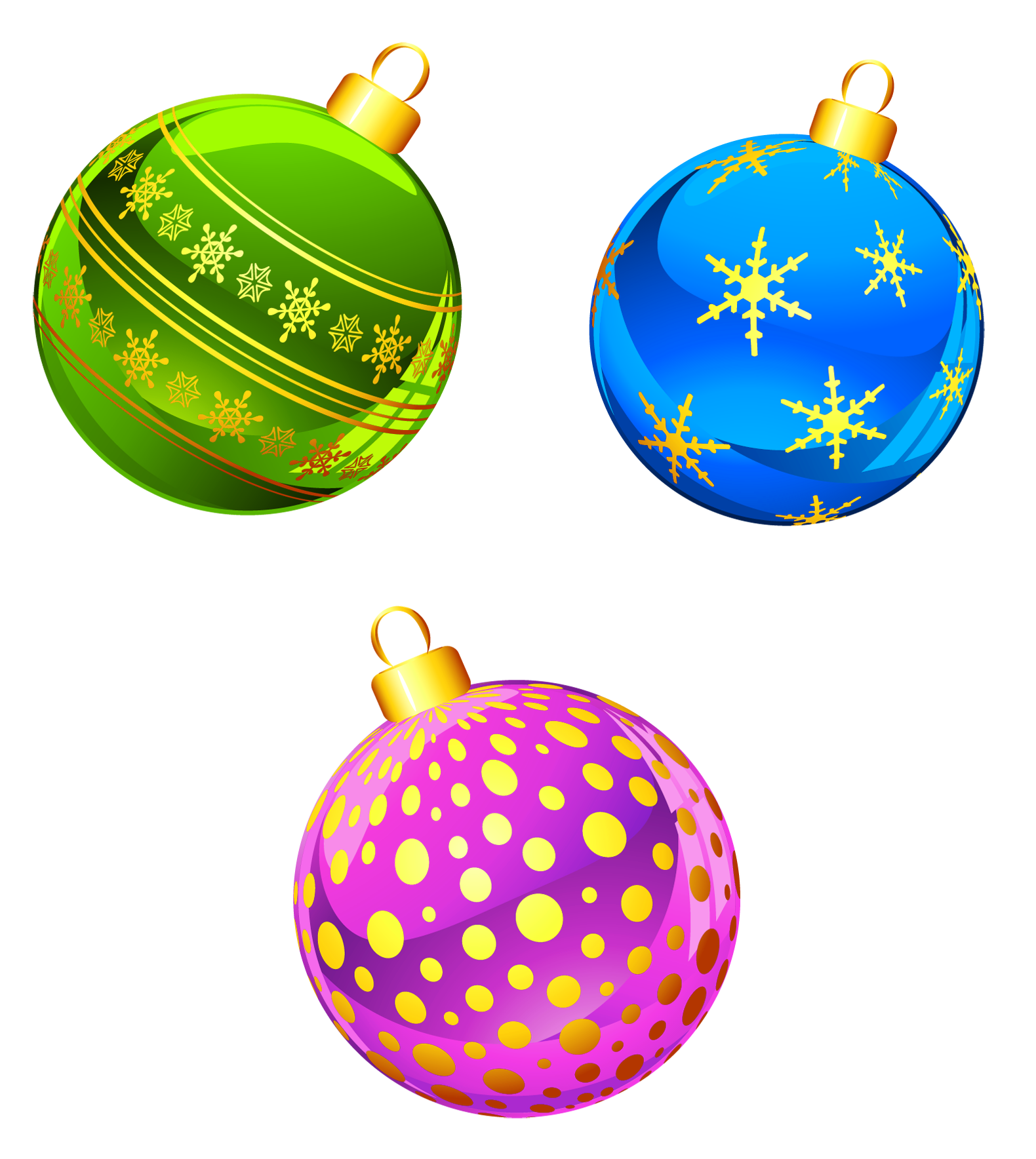 christmas ornaments cartoon