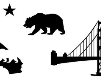 California Bear Outline 