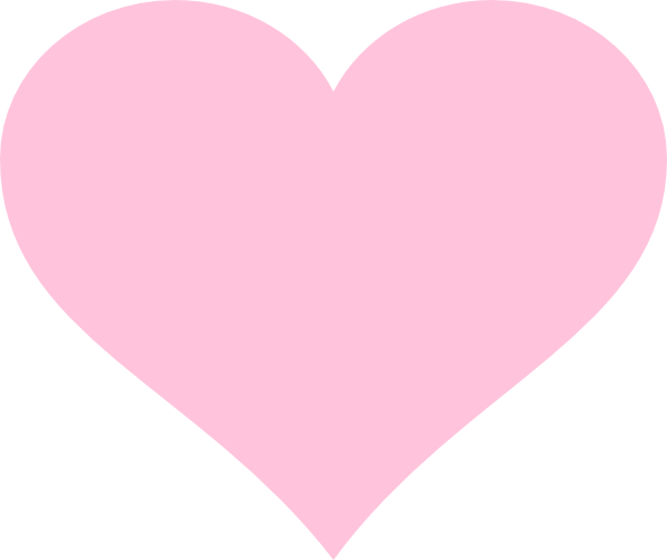 Light Pink Heart Clipart 