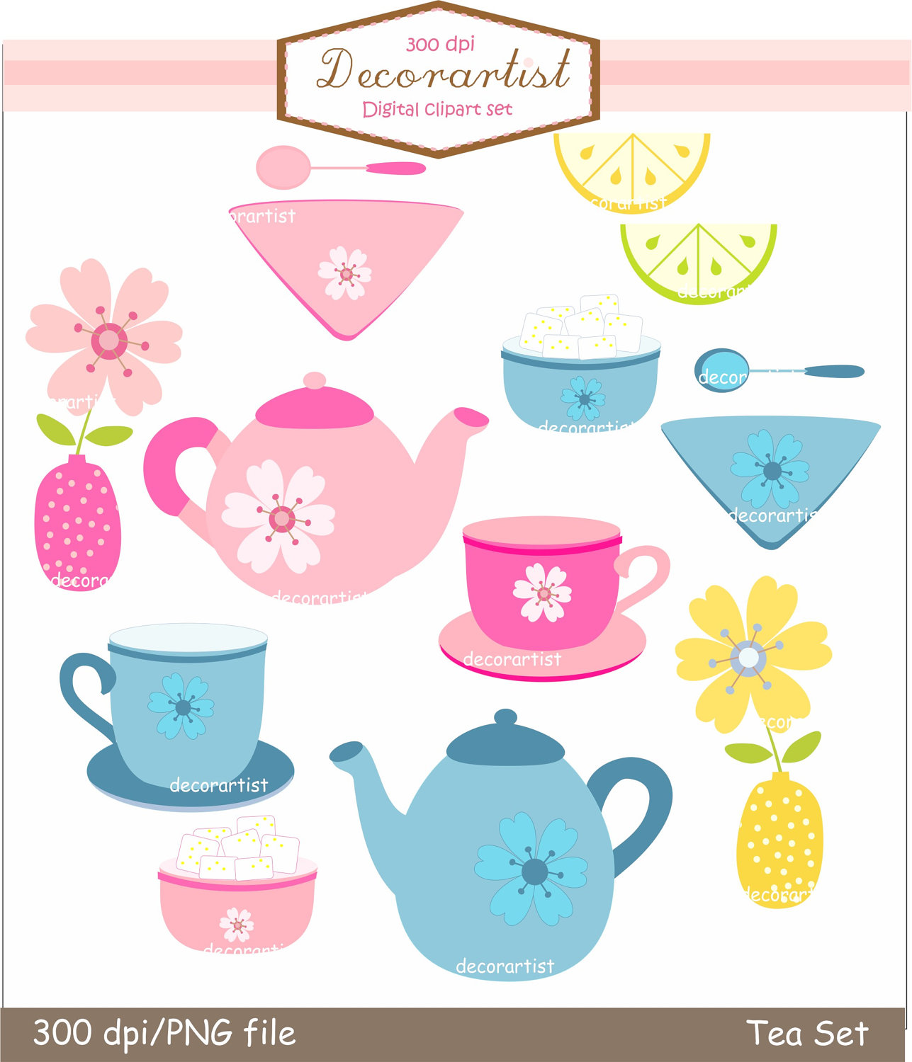 Tea Party Tea Set Clipart Clip Art Library