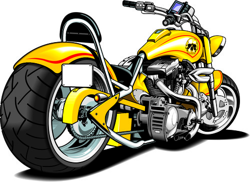 Clipart motorbike free vector download 
