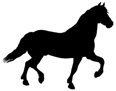 Horse Silhouette Free Clipart 