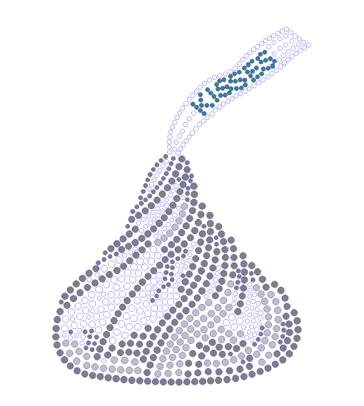 Chocolate kisses clipart 